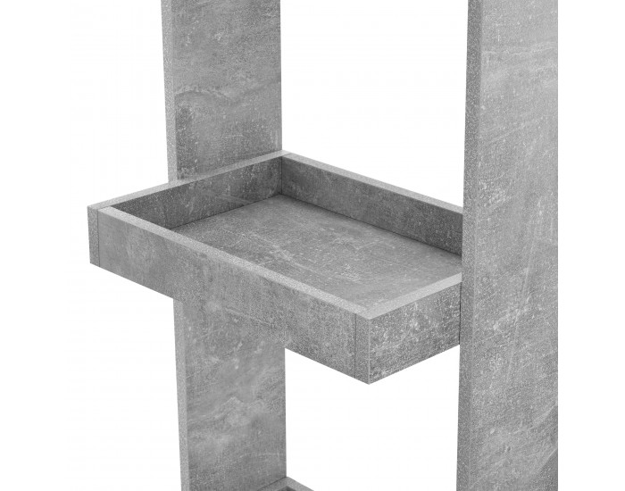 Бар маса Сьолвесборг, размери 120x45x106 cm, за стенен монтаж, бетонен вид цвят Бар маса Сьолвесборг, размери 120x45x106 cm, за стенен монтаж, бетонен вид цвят