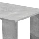 Бар маса Сьолвесборг, размери 120x45x106 cm, за стенен монтаж, бетонен вид цвят Бар маса Сьолвесборг, размери 120x45x106 cm, за стенен монтаж, бетонен вид цвят