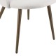 Тапициран стол Danzig,  Комплект от 2 броя,  дървени,  бежов цвят