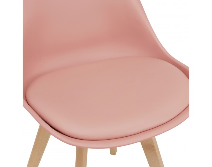 Трапезен стол Дубровник,  Комплект от 6 броя, размери  81x49 см, Розе цвят
