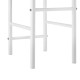 Мъжки камериерски стол Anahim, размери 107x45x45 см със закачалка + поставка за панталон, рафт с метална рамка,  Бял цвят