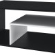 Холна маса Osby, размери 41x110x50 см, черно/бял цвят