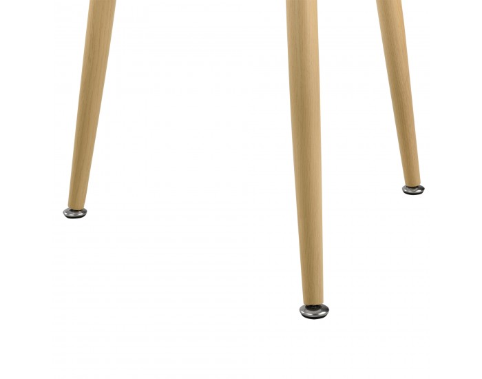 Кръгла маса за хранене Camille за 3-ма ø80cm x 75 cm MDF, Бяла, Ретро дизайн Кръгла маса за хранене Camille за 3-ма ø80cm x 75 cm MDF, Бяла, Ретро дизайн