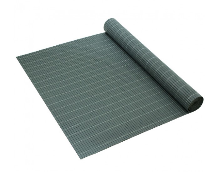 PVC плътна, непрозрачна ограда 90 x 300 cm, Сива PVC плътна, непрозрачна ограда 90 x 300 cm, Сива