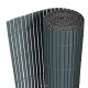 PVC плътна, непрозрачна ограда 90 x 300 cm, Сива PVC плътна, непрозрачна ограда 90 x 300 cm, Сива