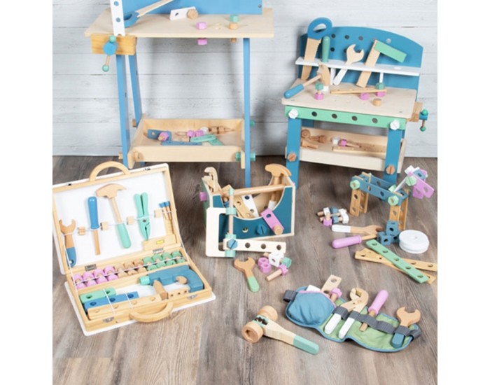 Small Foot Конструктор Влак, дървен, 12 х 12 х 0.5 cm Small Foot Конструктор Влак, дървен, 12 х 12 х 0.5 cm