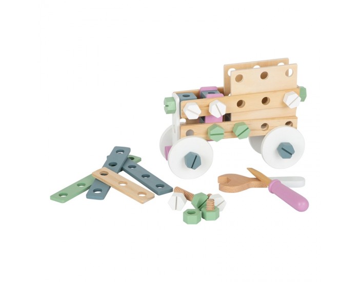 Small Foot Конструктор Влак, дървен, 12 х 12 х 0.5 cm Small Foot Конструктор Влак, дървен, 12 х 12 х 0.5 cm