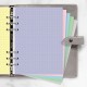 Filofax Пълнител за органайзер Pastel, A5, на квадратчета, цветен Filofax Пълнител за органайзер Pastel, A5, на квадратчета, цветен