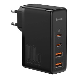 Зарядно устройство Baseus CCGAN2P-L01 GaN 2 Pro Charger 100W черно - Офис