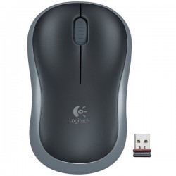 Безжична мишка Logitech M185 сива 910-002238 - Клавиатури, Мишки и Падове