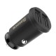 Зарядно за кола Baseus Grain Dual с два USB-А изхода 5V 3.1A, черно