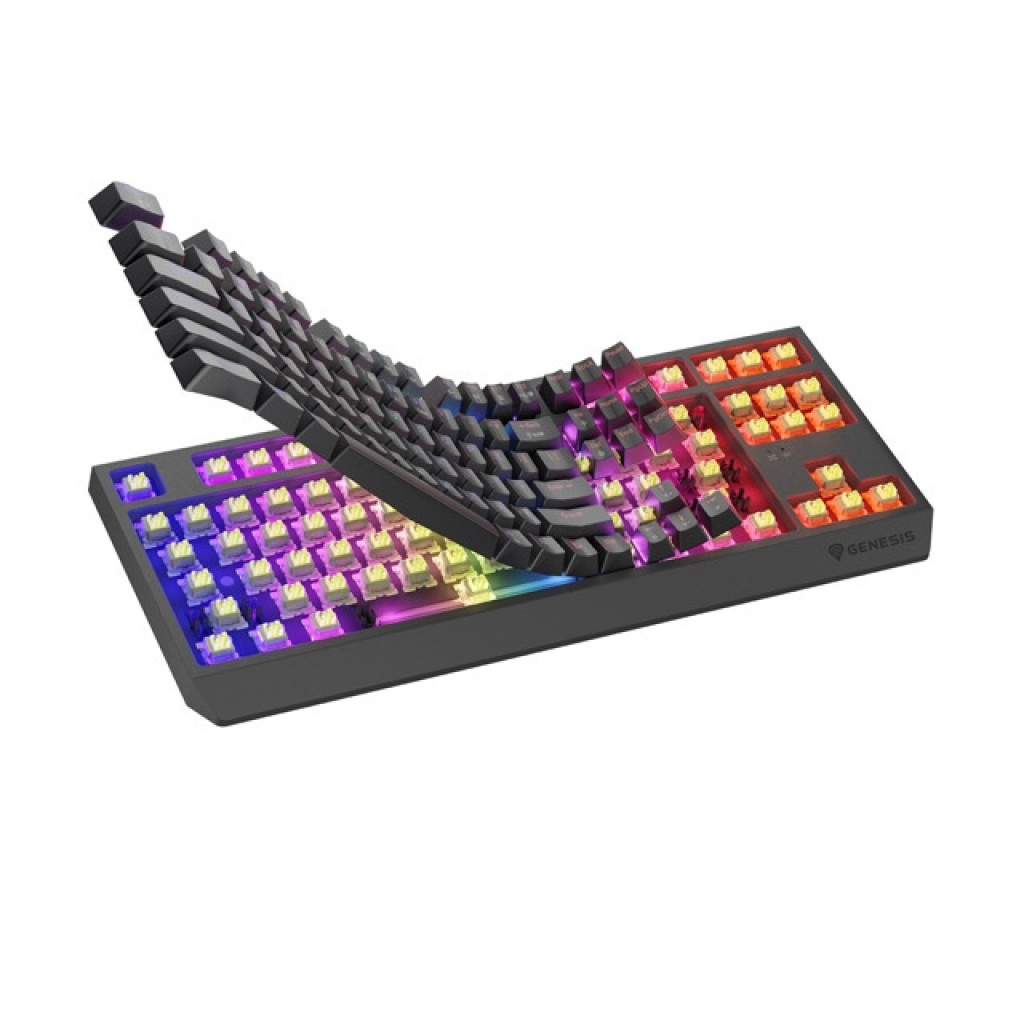 Клавиатура Genesis Gaming Keyboard Thor 230 TKL Wireless US Black