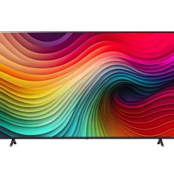 Телевизор LG 86NANO81T3A, 86" 4K HDR Smart Nano Cell TV, 3840x2160, DVB-T2/C/S2, AI Alpha 5 Gen7, HDR 10 PRO, webOS 24, ThinQ AI, WiFi, Clear Voice, AI Upscaling, Bluetooth, Hdmi, CI, LAN, AirPlay2, SPDIF, 2 Pole stand, Silver - Офис техника