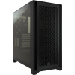 CORSAIR 4000D AIRFLOW Tempered Glass Mid-Tower ATX Case — Black - Аксесоари, Кутии, Вентилатори