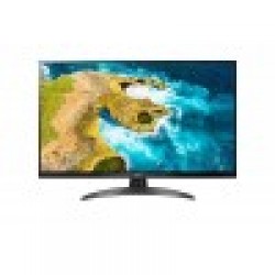 Монитор LG 27TQ615S-PZ, 27.0" IPS, Smart webOS, TV Tuner DVB-T2/C /S2, 1000:1, Mega DFC, 250cd, Full HD (1920 x 1080), Wi-Fi, LAN, AirPlay, HDMI, CI Slot, USB 2.0, Bluetooth, AI Sound, Speakers, Black - Офис