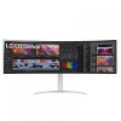 Монитор LG 49WQ95C-W, 49" 32:9 Curved UltraWide Dual QHD 5K 5120x1440 NANO IPS Panel, 144 Hz, USB Type-C, 5ms, 400 cd/m2, 1000:1, HDR400, HDR10, DCI-P3 98%, FreeSync, PIP, 2 PBP, HDMI, DisplayPort, Speacer 2ch 10W, Tilt, Height, Swivel, Titan Монитор LG 49WQ95C-W, 49" 32:9 Curved UltraWide Dual QHD 5K 5120x1440 NANO IPS Panel, 144 Hz, USB Type-C, 5ms, 400 cd/m2, 1000:1, HDR400, HDR10, DCI-P3 98%, FreeSync, PIP, 2 PBP, HDMI, DisplayPort, Speacer 2ch 10W, Tilt, Height, Swivel, Titan - Офис техника