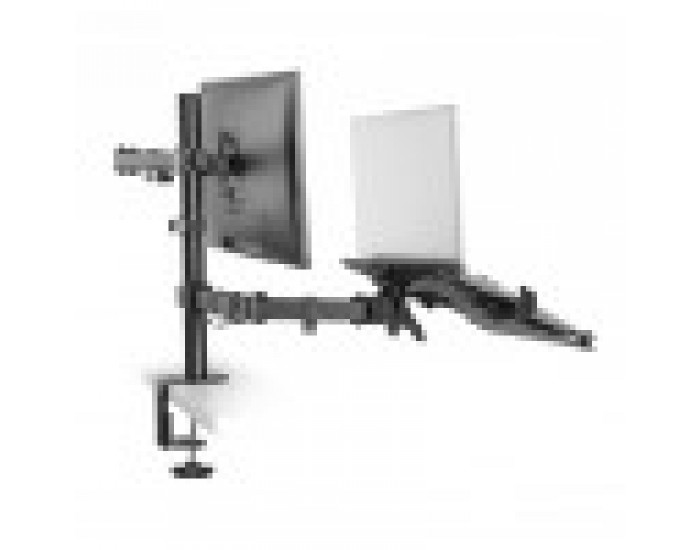 Стойка Neomounts by NewStar Flat Screen & Notebook Desk Mount (clamp/grommet) Стойка Neomounts by NewStar Flat Screen & Notebook Desk Mount (clamp/grommet)
