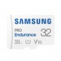Памет Samsung 32 GB micro SD PRO Endurance, Adapter, Class10, Waterproof, Magnet-proof, Temperature-proof, X-ray-proof, Read 100 MB/s - Write 30 MB/s - Офис техника