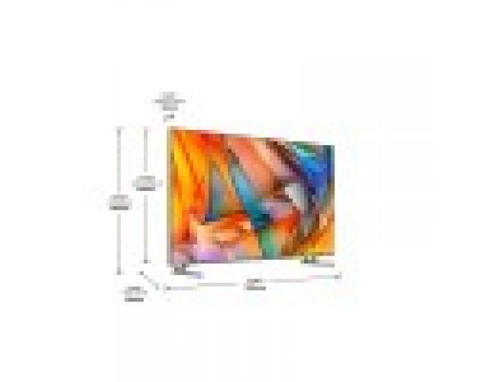 Телевизор Hisense 55" U6KQ, 4K Ultra HD 3840x2160, ULED, Quantum Dot, 60Hz, IPS, HDR 10+, HLG, Dolby Vision IQ, Dolby Atmos, Smart TV, WiFi 5GHz, WiFi Direct, BT, Anyview Cast, 3xHDMI, 2xUSB, LAN, CI+, DVB-T2/C/S2, Black