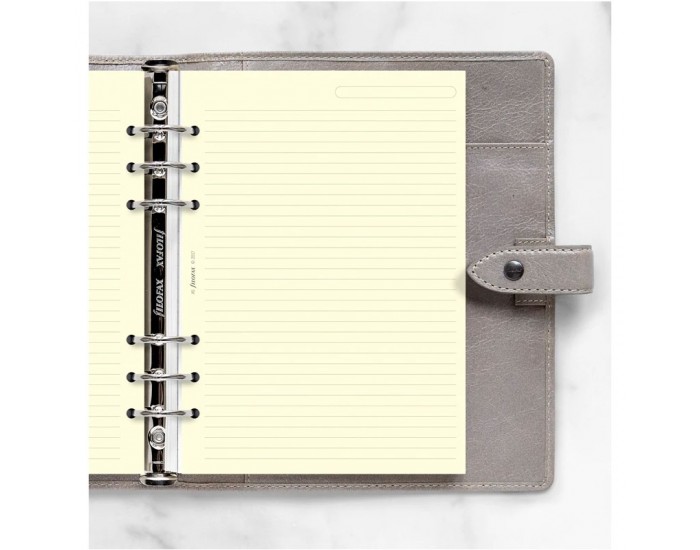 Filofax Пълнител за органайзер, A5, на редове, кремави листове Filofax Пълнител за органайзер, A5, на редове, кремави листове