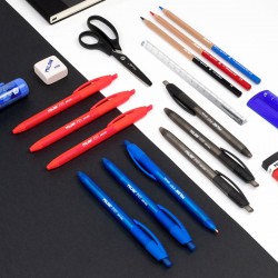 Milan Гел ролер P07, автоматичен, 0.7 mm, червен - Пишещи средства