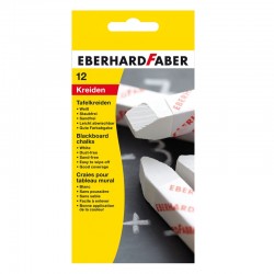Eberhard Faber Тебешир, бял, 12 броя - Eberhard Faber