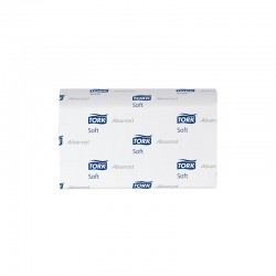 Tork Кърпи за ръце Advanced H2, двупластови, целулозни, 180 къса, 21 броя - Tork