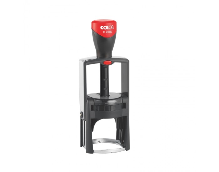 Colop Печат Microban R 2045, антибактериален, кръгъл, 45 mm, черен