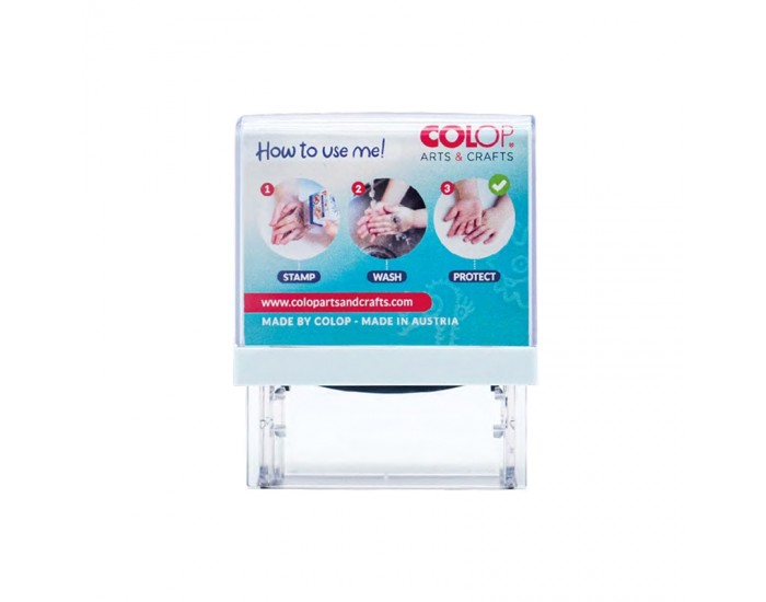 Colop Печат Microban Printer 20 Protect Kids, правоъгълен, черен Colop Печат Microban Printer 20 Protect Kids, правоъгълен, черен