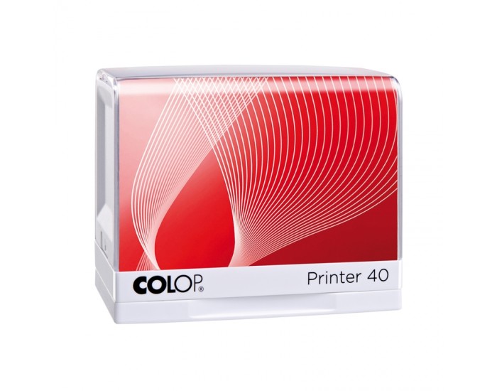 Colop Печат Printer 40, правоъгълен, 23 x 59 mm, син Colop Печат Printer 40, правоъгълен, 23 x 59 mm, син