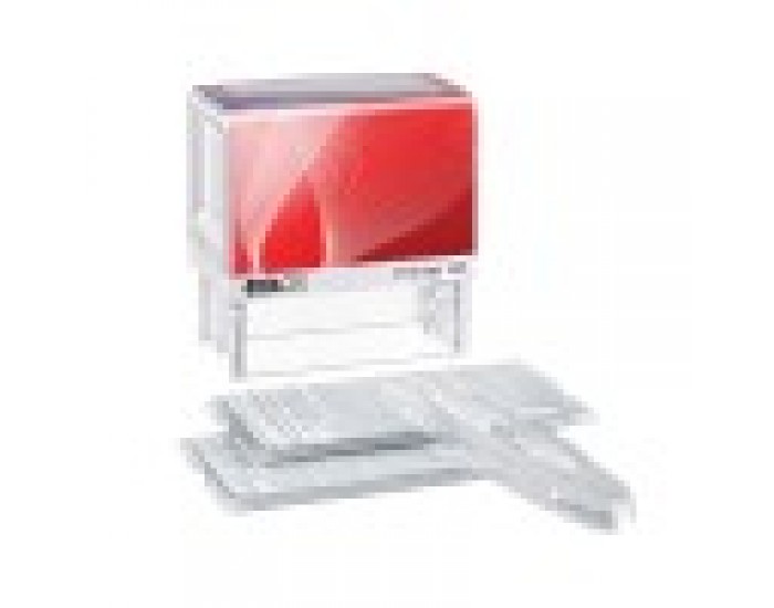 Colop Печат Printer 40/2 Set, самонареждащ се, 23 x 59 mm, с букви на кирилица и латиница