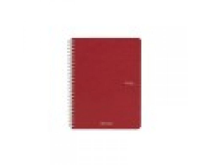 Fabriano Тетрадка Ecoqua, A4, картонена корица, със спирала, 70 листа, череша Fabriano Тетрадка Ecoqua, A4, картонена корица, със спирала, 70 листа, череша