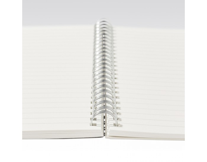 Fabriano Тетрадка Ecoqua, A4, картонена корица, със спирала, 70 листа, малина Fabriano Тетрадка Ecoqua, A4, картонена корица, със спирала, 70 листа, малина