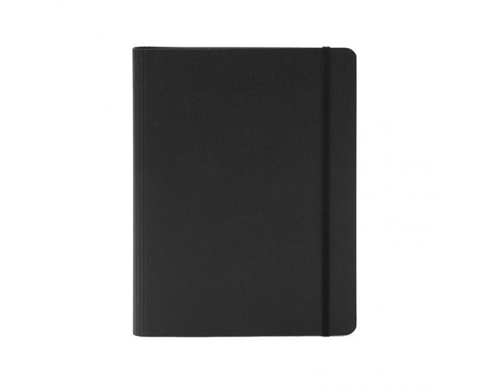 Fabriano Тетрадка Ecoqua+, A4, картонена корица, със скрита спирала, 70 листа, черна Fabriano Тетрадка Ecoqua+, A4, картонена корица, със скрита спирала, 70 листа, черна