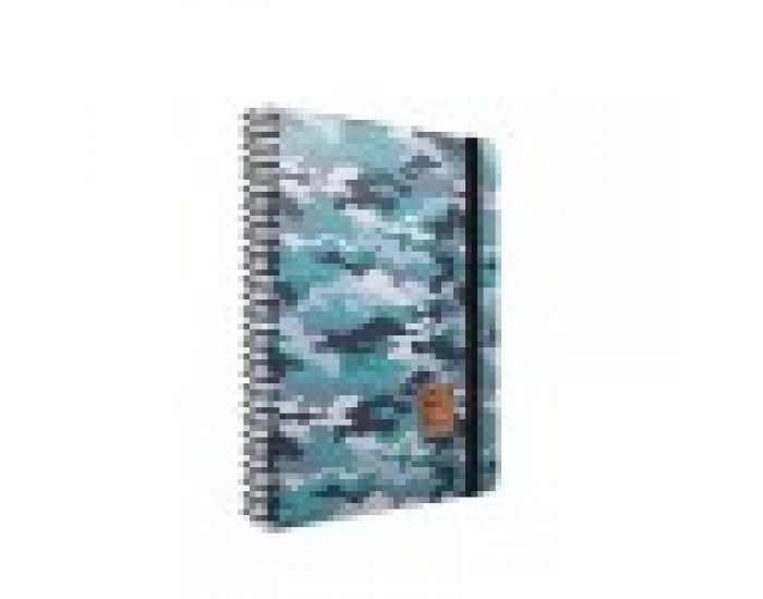 Gipta Тетрадка Backup, кремава хартия, широки редове, картонена корица, със спирала, с ластик, 17 х 24 cm, 120 листа Gipta Тетрадка Backup, кремава хартия, широки редове, картонена корица, със спирала, с ластик, 17 х 24 cm, 120 листа