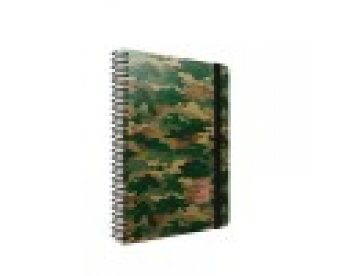 Gipta Тетрадка Backup, кремава хартия, широки редове, картонена корица, със спирала, с ластик, 17 х 24 cm, 120 листа Gipta Тетрадка Backup, кремава хартия, широки редове, картонена корица, със спирала, с ластик, 17 х 24 cm, 120 листа