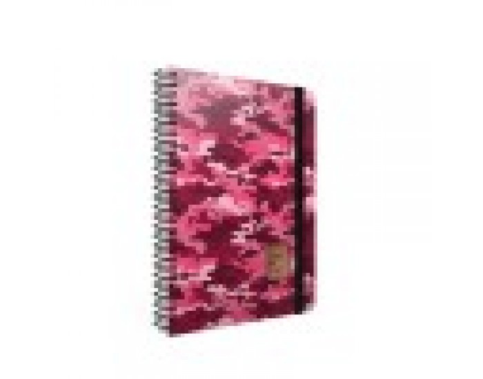 Gipta Тетрадка Backup, кремава хартия, широки редове, картонена корица, със спирала, с ластик, 17 х 24 cm, 120 листа Gipta Тетрадка Backup, кремава хартия, широки редове, картонена корица, със спирала, с ластик, 17 х 24 cm, 120 листа