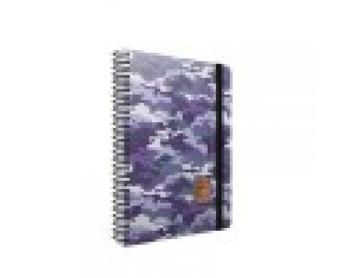 Gipta Тетрадка Backup, кремава хартия, широки редове, картонена корица, със спирала, с ластик, 17 х 24 cm, 120 листа Gipta Тетрадка Backup, кремава хартия, широки редове, картонена корица, със спирала, с ластик, 17 х 24 cm, 120 листа