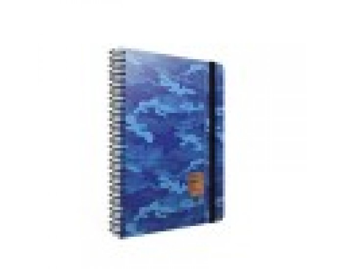 Gipta Тетрадка Backup, кремава хартия, широки редове, картонена корица, със спирала, с ластик, 17 х 24 cm, 120 листа Gipta Тетрадка Backup, кремава хартия, широки редове, картонена корица, със спирала, с ластик, 17 х 24 cm, 120 листа