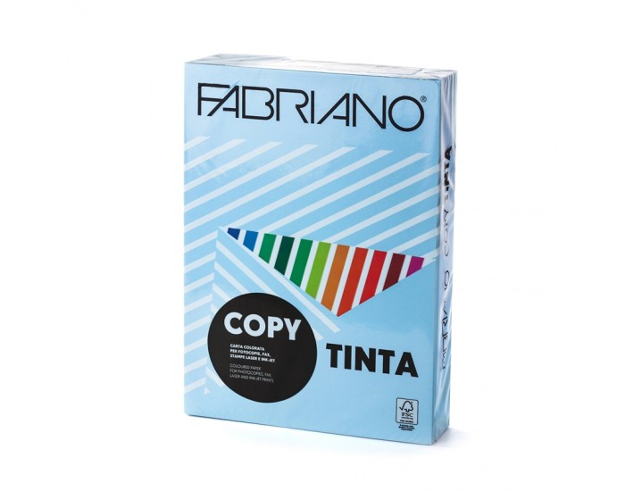 Fabriano Копирна хартия Copy Tinta, A4, 80 g/m2, светлосиня, 500 листа