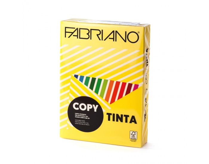 Fabriano Копирна хартия Copy Tinta, A4, 80 g/m2, жълта, 500 листа Fabriano Копирна хартия Copy Tinta, A4, 80 g/m2, жълта, 500 листа