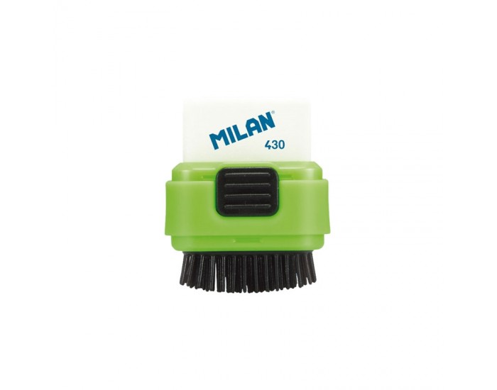 Milan Гума за молив Fluo, с ръкав, с четка, цвят асорти Milan Гума за молив Fluo, с ръкав, с четка, цвят асорти