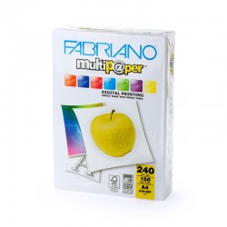Fabriano Копирен картон Multipaper, A4, 240 g/m2, гланц, 150 листа - Хартия и документи