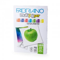 Fabriano Копирен картон Multipaper, A3, 160 g/m2, гланц, 250 листа - Хартия и документи