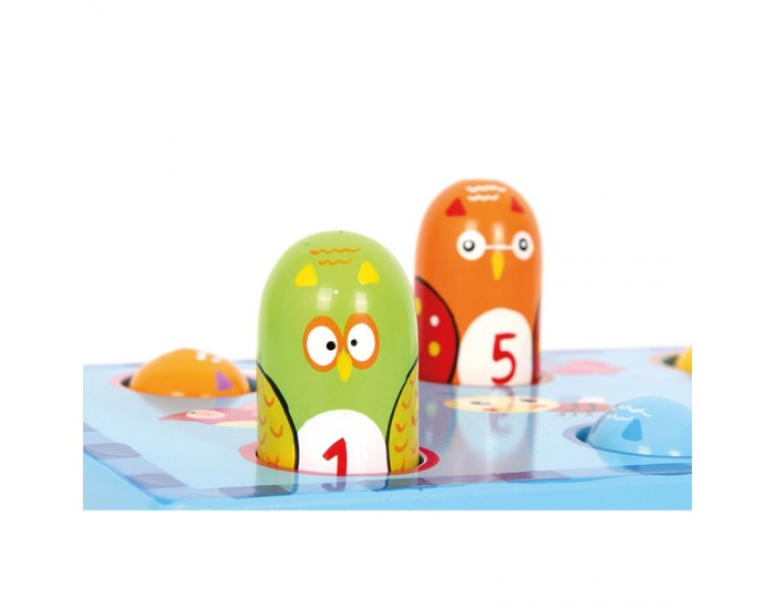 Small Foot Игра с чукче и птици, дървена, 19 x 12 x 12 cm Small Foot Игра с чукче и птици, дървена, 19 x 12 x 12 cm