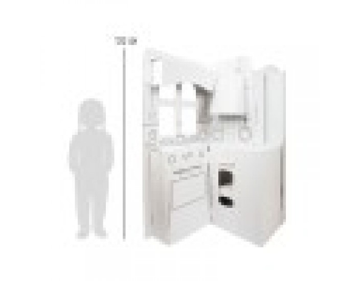 Small Foot Кухня за игра, картонена, 117 х 57 х 135 cm Small Foot Кухня за игра, картонена, 117 х 57 х 135 cm