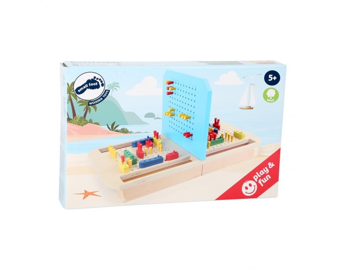 Small Foot Игра Бойни кораби, дървена