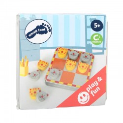 Small Foot Морски шах с котки и мишки, магнитни, дървени - Small Foot