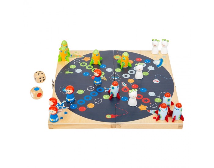 Small Foot Игра Не се сърди, човече - Космос, дървено Small Foot Игра Не се сърди, човече - Космос, дървено