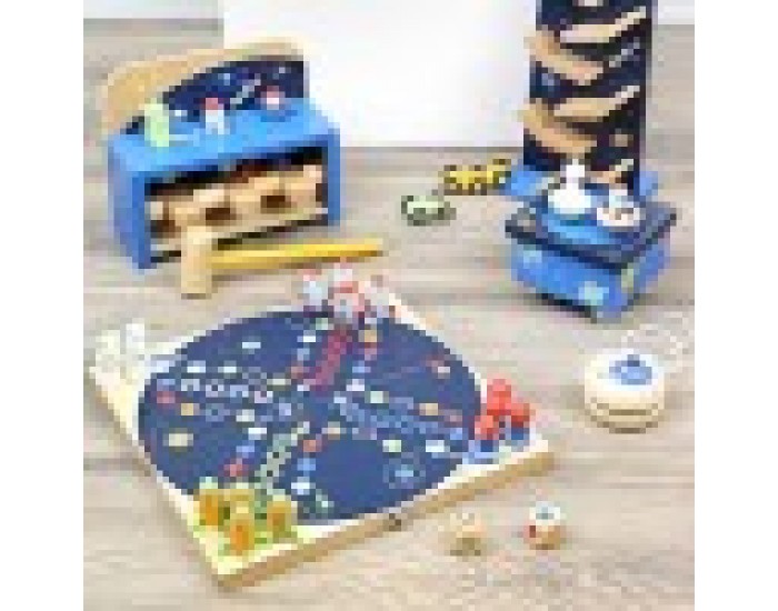 Small Foot Игра Не се сърди, човече - Космос, дървено Small Foot Игра Не се сърди, човече - Космос, дървено